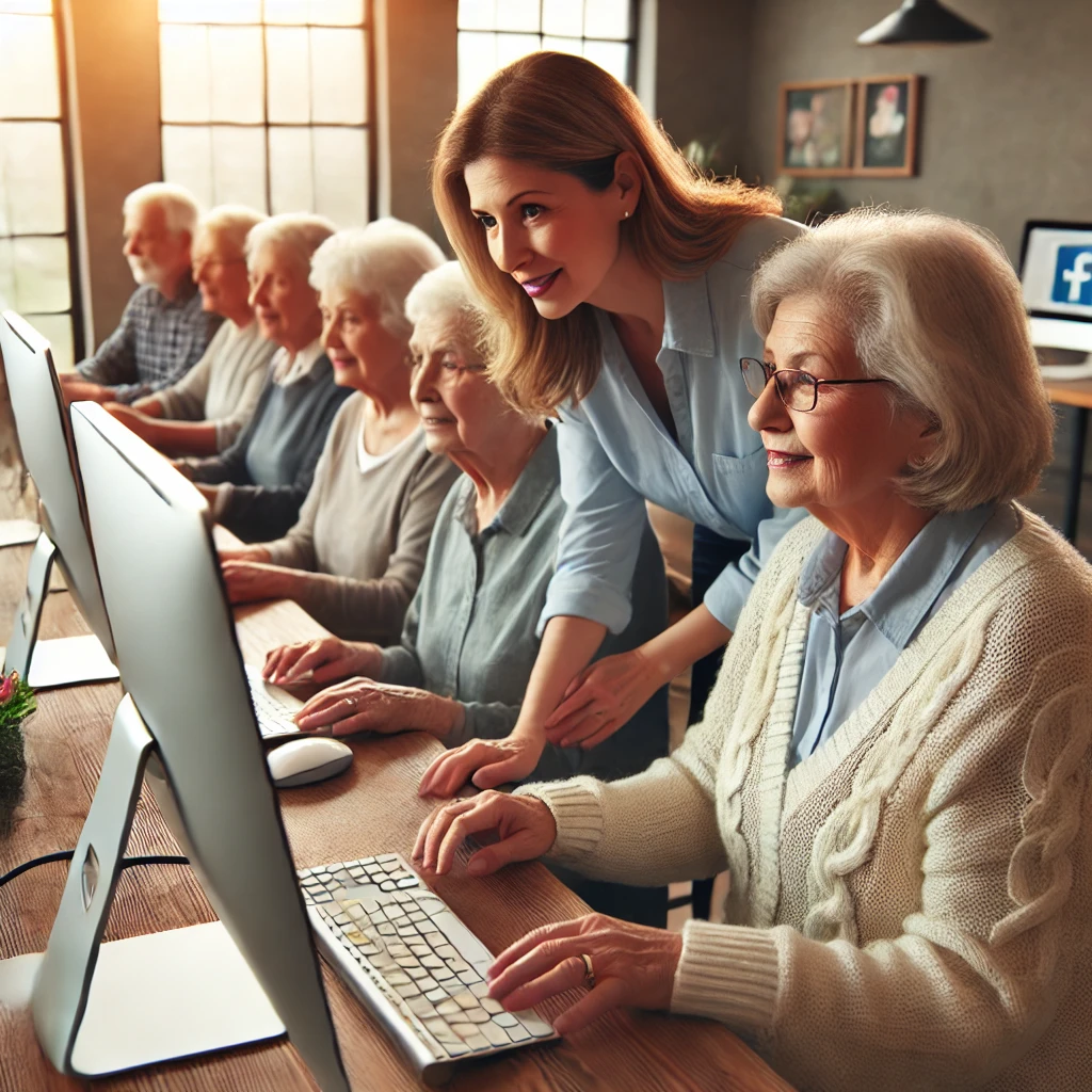 Empowerment van senioren: computer- en internettraining door Quasara